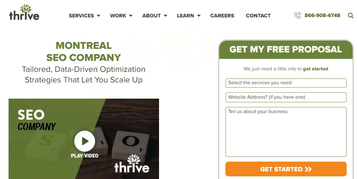 thrive internet agency montreal