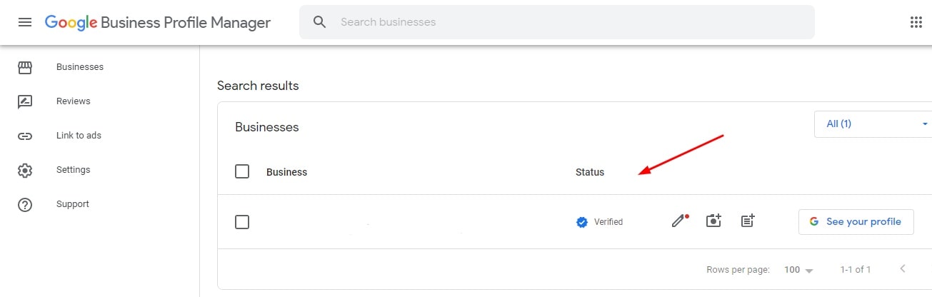 dashboard on google my business